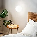 Ideal Lux Luminaria de pared MAPA BIANCO AP1 D15 G9 IP20, blanco 