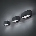Ideal Lux Luminaria de pared para exteriores ANDROMEDA AP1 Arriba-Abajo, de 1 llama E27 IP55, antracita 