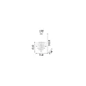 Ideal Lux Pendant luminaire OPERA SP6, 6 flames, E27, white