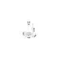 Luminaria colgante PASHA SP6 de 6 llamas E14 IP20