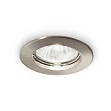 Luz downlight JAZZ GU10 IP20, níquel