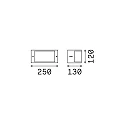 Ideal Lux Luminaria de pared REX-1 AP1 E27 IP44, antracita 