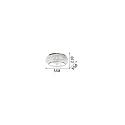 Ideal Lux ceiling luminaire PASHA PL10 10 flames E14 IP20, chrome 