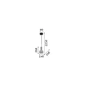 Ideal Lux Luminaria colgante OIL-3 SP1 E27 IP20, gris