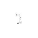 Floor lamp CYLINDER PT2, 2 flames, E27, white
