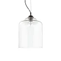 Luminaria colgante BISTRO SP1 SQUARE E27 IP20, transparente