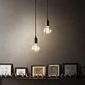 Ideal Lux Luminaria colgante EDISON SP1 E27 IP20, negro
