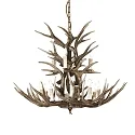 Luminaria araña CHALET SP12 de 12 llamas E14 IP20, beige