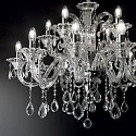 Ideal Lux Luminaria araña COLOSSAL SP15 de 15 llamas E14 IP20, transparente