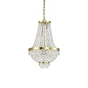 Luminaria araña CAESAR SP6 de 6 llamas G9 IP20, dorado