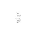 Ideal Lux Luminaria empotrable en suelo GRAVITY PT SQUARE SMALL / 90MM rígido, cuadrado, pasable GU10 IP67, negro regulable