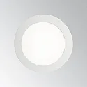 Ideal Lux LED recessed area light GROOVE ROUND, IP20, Ø 16.8cm, 20W 3000K 1550lm 110°, white