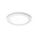 Recessed LED floodlight GROOVE ROUND, IP20, Ø 11.8cm, 10W 4000K 1000lm 110°, white