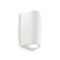 Luminaria de pared para exteriores KEOPE AP1 GU10 IP55, blanco