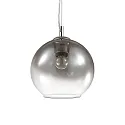Pendant luminaire NEMO, Ø 20cm, incl. E27 LED 3.2W 3000K, nuanced chrome