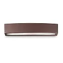 Outdoor wall luminaire ANDROMEDA, IP54, Up/Down, 45cm, 2 flames, E27, coffee brown