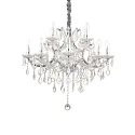 Chandelier NAPOLEON, 12 flames, Ø 60cm, E14, chrome