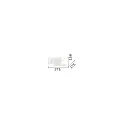 Ideal Lux Luminaria de pared BOOK 2 con interruptor, con brazo flexible, con conexión USB G9 IP20, satinado, blanco