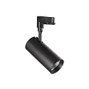 LED 3-phase track spot SMILE  CRi >80, UGR <19, 20W_CRi >80, 4000K 50°, black