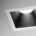 Ideal Lux Luminaria empotrable para techos GAME TRIM SQUARE 84MM angular, rígido, UGR < 19, on/off IP40/IP20, negro, blanco 