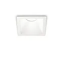 Luminaria empotrable para techos GAME TRIM SQUARE 84MM angular, rígido, UGR < 19, on/off IP40/IP20, blanco 