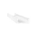Perfil de montaje SLOT SURFACE FLAT, blanco