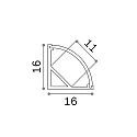 Ideal Lux Perfil de montaje SLOT SURFACE, blanco