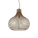 Pendant luminaire ONION BIG, Ø 59.5cm, E27 max. 60W, metallic brwon