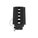 Ideal Lux Downlight empotrable LIKA FI TRIMLESS D14 de 5 llamas, descarga, on/off, UGR < 16 IP20, brillante, negro 