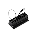 Ideal Lux Downlight empotrable LIKA FI TRIMLESS D14 de 5 llamas, descarga, on/off, UGR < 16 IP20, brillante, negro 