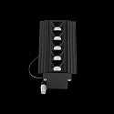 Ideal Lux Downlight empotrable LIKA FI TRIMLESS D14 de 5 llamas, descarga, on/off, UGR < 16 IP20, brillante, negro 