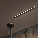 Ideal Lux Luminaria empotrable para techos LIKA FI TRIMLESS D27 de 10 llamas, descarga, on/off, UGR < 16 IP20, brillante, negro 