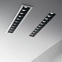 Ideal Lux Luminaria empotrable para techos LIKA FI TRIMLESS D27 de 10 llamas, descarga, on/off, UGR < 16 IP20, brillante, negro 