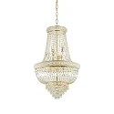 Luminaria colgante DUBAI de 10 llamas E14 IP20, latón