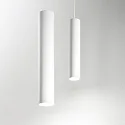 LED pendant luminaire TUBE, Ø 4cm / H 25cm, 9W 3000K 850lm, white