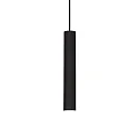 LED pendant luminaire TUBE, Ø 4cm / H 25cm, 9W 3000K 850lm, black