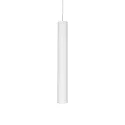 LED pendant luminaire TUBE, Ø 6cm / H 40cm, 9W 3000K 850lm, white