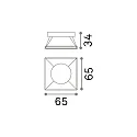 Ideal Lux Reflector DYNAMIC simétrico, negro