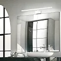 Ideal Lux Luminaria de espejo ALMA IP20, blanco, con recubrimiento de polvo