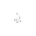 Ideal Lux Pendant luminaire CARTA SP1, E27, matt white metal / shade in paper look, Ø 30cm