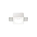 Luminaria empotrable SAMBA ROUND rígido, pintado GU10 IP20, blanco, pintado regulable