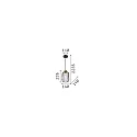 Luminaria colgante MINT-1 E27 IP20