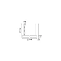 Ideal Lux LED pendant luminaire LINUS, 68W 3000K 3850lm 2x104°, 1-10V dimmable, black