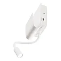 Ideal Lux Luminaria de pared PROBE con brazo flexible, con conexión USB IP20, blanco, con recubrimiento de polvo
