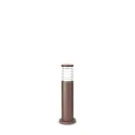 Outdoor floor luminaire TRONCO, IP54, height 40.5cm, E27, coffee brown
