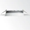 Ideal Lux Recessed LED luminaire DEEP, IP20, Ø 21cm, aluminium white / diffus, 30W 4000K 3200lm 77°