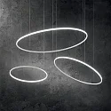 Ideal Lux Luminaria colgante HULAHOOP 1005 redondo, ajustable IP20, blanco