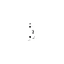 Ideal Lux Luminaria colgante SET UP ajustable E27 IP20, níquel