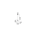 pendant luminaire LORD adjustable E27 IP20