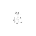 Ideal Lux pendant luminaire FRAME adjustable IP20, black